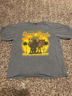 Vintage 2004 Operation Iraqi Freedom Spring Break T-Shirt